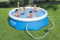 Piscine hors sol Piscine autoportante ronde Fast Set  244 x 66 cm avec filtration Bestway 2