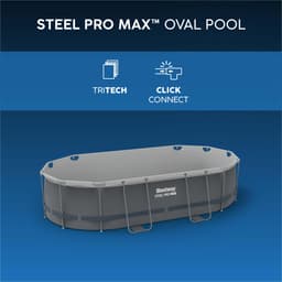 Piscine hors sol Piscine hors sol ovale 427 x 250 x 100 cm Steel Pro Max Bestway 6