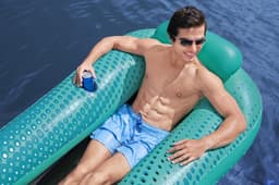 Jeux d'extérieur et trampoline Matelas gonflable piscine 1 place filet Sol Venture 198 x 119 cm Bestway 5