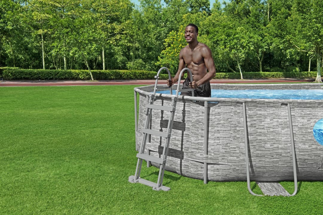 Accessoires Piscine Echelle pour piscine hors sol jusqu'à hauteur 107 cm - 2 x 3 marches Bestway 4
