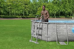 Accessoires Piscine Echelle pour piscine hors sol jusqu'à hauteur 107 cm - 2 x 3 marches Bestway 4