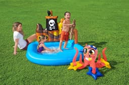 Jeux d'extérieur et trampoline Aire de jeux pataugeoire Bateau teuf teuf 140 x 130 x 104 cm Bestway 6