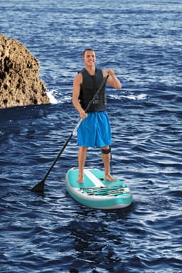 Bateaux, paddle et kayak Paddle SUP gonflable Hydro-Force™ Aqua Glider, 320 x 79 x 12 cm avec pagaie, leash, pompe et sac à dos de transport Bestway 5