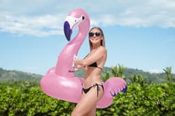 Jeux d'extérieur et trampoline Bouée flamant rose XXL à chevaucher Bestway 9