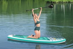 Bateaux, paddle et kayak Paddle SUP gonflable Huaka'i Tech Set Hydro-Force™ 305 x 84 x 12 cm, pompe, sac à dos, leash, pagaie Bestway 8