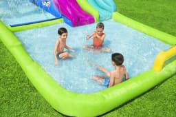 Jeux d'extérieur et trampoline Aire de jeux gonflable Splash Course 710 x 310 x 265 cm Bestway 4