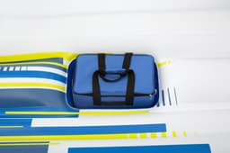 Jeux d'extérieur et trampoline Salon flottant Tropical Breeze 389 x 274 x 73 cm avec pare-soleil, 6 porte-gobelets, glacière, dossiers Bestway 3