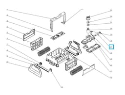 Pièces Détachées Moteur traction pour robot CLEAN O² 18265 Bestway 2