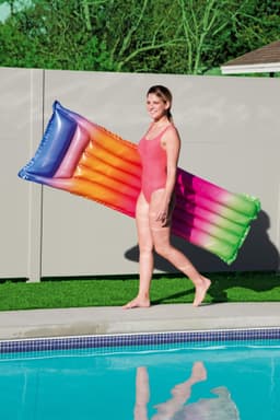 Jeux d'extérieur et trampoline Matelas gonflable plage ou piscine Fashion Rainbow 183 x 89 cm Bestway 8