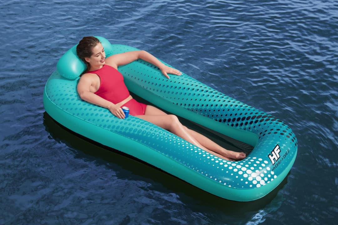 Jeux d'extérieur et trampoline Matelas gonflable piscine 1 place filet Sol Venture 198 x 119 cm Bestway 2
