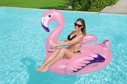 Jeux d'extérieur et trampoline Bouée flamant rose XXL à chevaucher Bestway 5