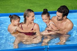 Piscine hors sol Piscine hors sol rectangle Steel Pro 259 x 170 x 61 cm bleu clair Bestway 5