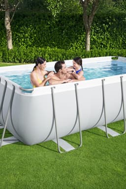 Piscine hors sol Piscine hors sol rectangle 404 x 201 x 100 cm Power Steel sans accessoires Bestway 3