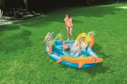 Jeux d'extérieur et trampoline Aire de jeux pataugeoire Vie de la Mer 280 x 257 x 87 cm Bestway 3