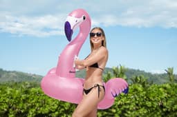 Jeux d'extérieur et trampoline Bouée flamant rose XXL à chevaucher Bestway 6