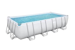 Piscine hors sol Piscine hors sol rectangle Power Steel 549 x 274 x 122 cm gris clair Bestway 2