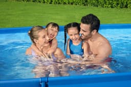 Piscine hors sol Piscine hors sol rectangle Steel Pro 300 x 201 x 66 cm bleu clair Bestway 5