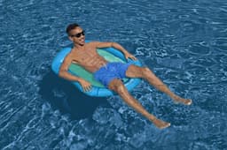 Jeux d'extérieur et trampoline Siège gonflable Flex 'N Fold™, 106 x 95 x 16 cm, 90 kg max, pop-up, maillage ComfortCool™, coussin, sac de transport Bestway 2