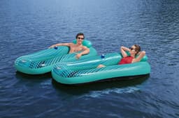 Jeux d'extérieur et trampoline Matelas gonflable piscine 1 place filet Sol Venture 198 x 119 cm Bestway 8