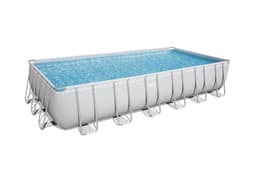 Piscine hors sol Piscine hors sol rectangle Power Steel gris clair 732 x 366 x 132 cm Bestway 2