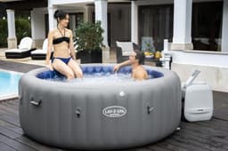 Spa Spa gonflable rond Lay-Z-Spa Santorini Hydrojet pro 5 - 7 personnes Bestway 5