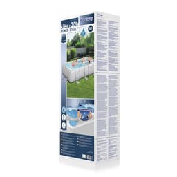 Piscine hors sol Piscine hors sol rectangle Power Steel 404 x 201 x 100 cm gris clair Bestway 6