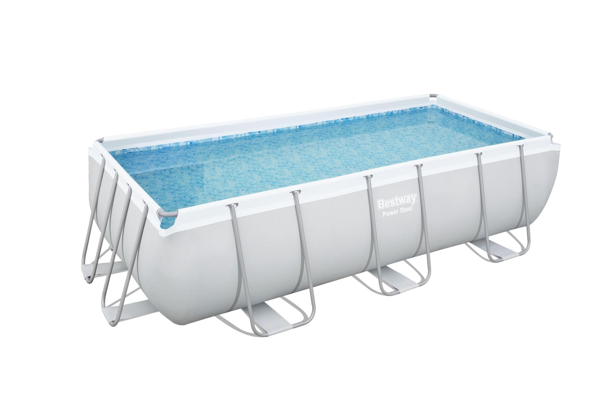 Piscine hors sol Piscine hors sol rectangle 404 x 201 x 100 cm Power Steel sans accessoires Bestway 1