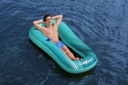 Jeux d'extérieur et trampoline Matelas gonflable piscine 1 place filet Sol Venture 198 x 119 cm Bestway 4