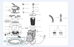 Pièces Détachées Socle de cuve pour filtre à sable Flowclear™ Bestway (58499) Bestway 2