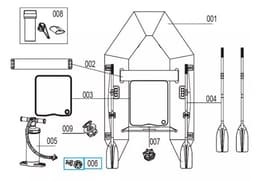 Pièces Détachées Manomètre pour bateaux Hydro-Force™ Bestway® Bestway 2