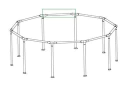 Pièces Détachées Rail supérieur pour piscine Steel Pro MAX™ Bestway® 3.05-3.66 m Bestway 5