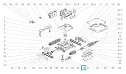 Pièces Détachées Mousse 5mm pour robot RAPTOR 58481 Bestway 2