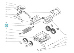 Pièces Détachées Ecrou pour robot RUBY 16908 Bestway 3