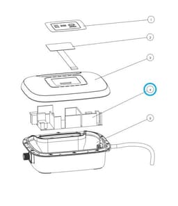 Pièces Détachées Transformateur  + PCB (av 2019) pour robot RAPTOR 58481 Bestway 3