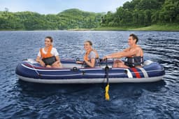 Bateaux, paddle et kayak Bateau gonflable Treck X3 set Hydro-Force™, 307 x 126 cm, 3 adultes et 1 enfant, 2 pagaies et une pompe à pied Bestway 6