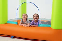 Jeux d'extérieur et trampoline Trampoline à air constant Jump and Soar™, 194 x 175 x 170 cm, 113 kg max, parois en maille, souffleur Bestway 4
