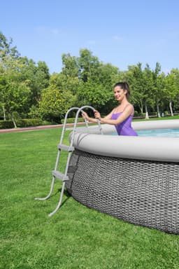 Accessoires Piscine Echelle pour piscine hors sol jusqu'à hauteur 84 cm - 2x2 marches Bestway 9