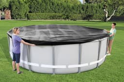 Accessoires Piscine Bâche 4 saisons ronde 493 cm pour piscine hors sol  Ø 460cm ou 488cm Bestway 7
