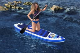 Bateaux, paddle et kayak Paddle SUP gonflable Hydro-Force™ Oceana 305 x 84 x 12 cm transformable en kayak avec siège, cale-pieds, pagaie, pompe et sac à dos de transport Bestway 7
