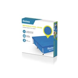 Accessoires Piscine Bâche 4 saisons rectangle 224x154cm pour piscine Steel Pro 221x150cm Bestway 6