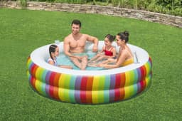 Piscine hors sol Piscine gonflable ronde Rainbow Dreams 206 x 206 x 51 cm Bestway 2