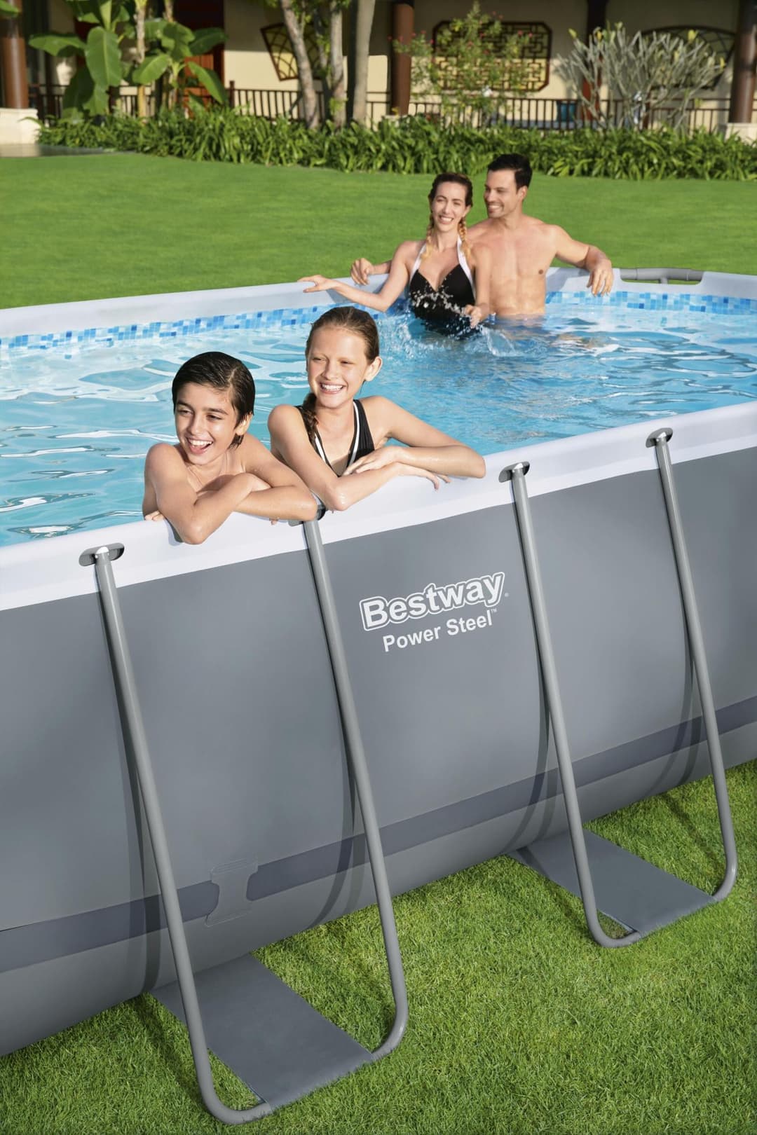 Piscine hors sol Piscine hors sol ovale Power Steel 549 x 274 x 122cm avec accessoires Bestway 4