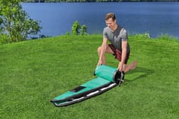 Bateaux, paddle et kayak Paddle SUP gonflable Hydro-Force™ Aqua Wander, 305 x 84 x 12 cm avec pagaie, leash, pompe, 2 ailerons et sac à dos de transport, siège détachable Bestway 8