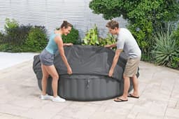 Accessoires Spa Couverture thermique Energysense pour spas ronds 2,36m x 71cm Bestway 2