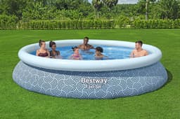 Piscine hors sol Piscine autoportante ronde 396 x 84 cm Fast Set avec pompe Bestway 2