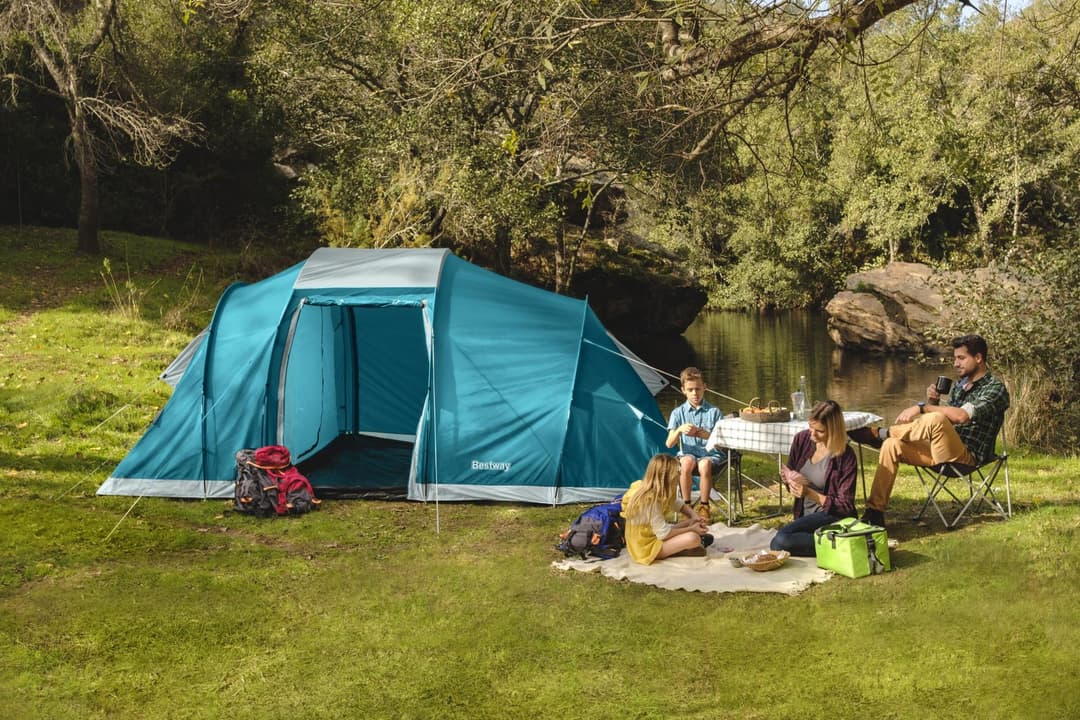 Camping et tente Tente de camping 6 personnes Family Ground 490 x 280 x 200 cm Bestway 2
