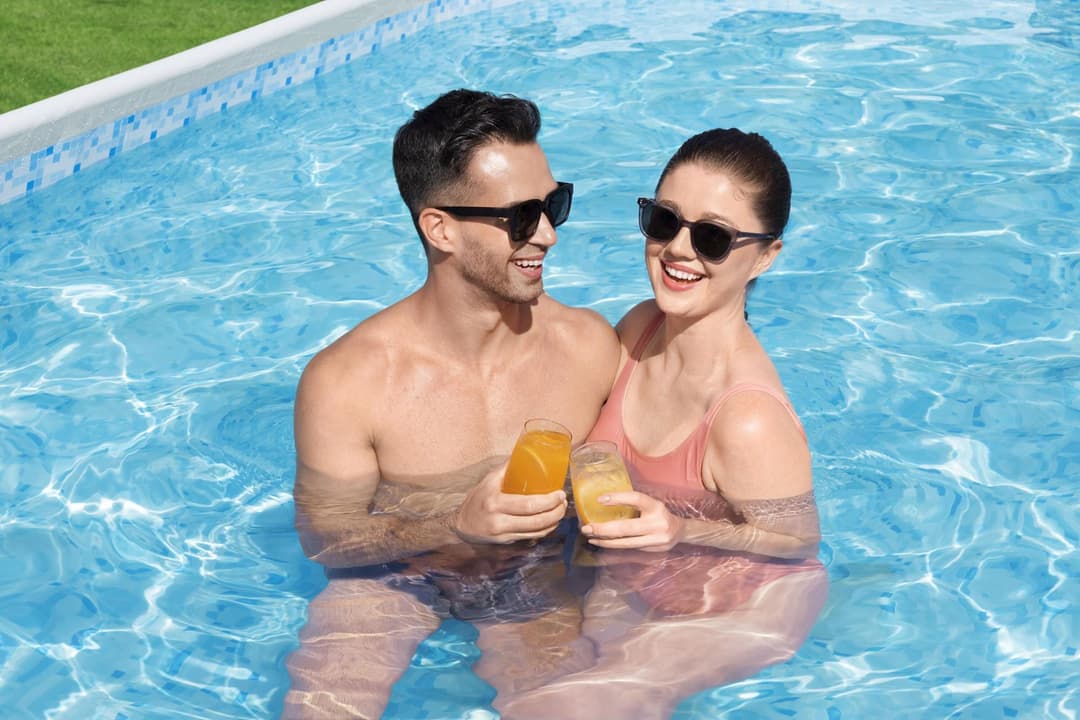 Piscine hors sol Piscine hors sol ovale Power Steel 488 x 305 x 107 cm avec accessoires Bestway 5