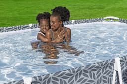 Piscine hors sol Piscine hors sol rectangle Steel Pro 366 x 201 x 66 cm décor graphique Bestway 5