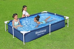 Piscine hors sol Piscine hors sol rectangulaire Steel Pro 221 x 150 x 43 cm Bestway 4