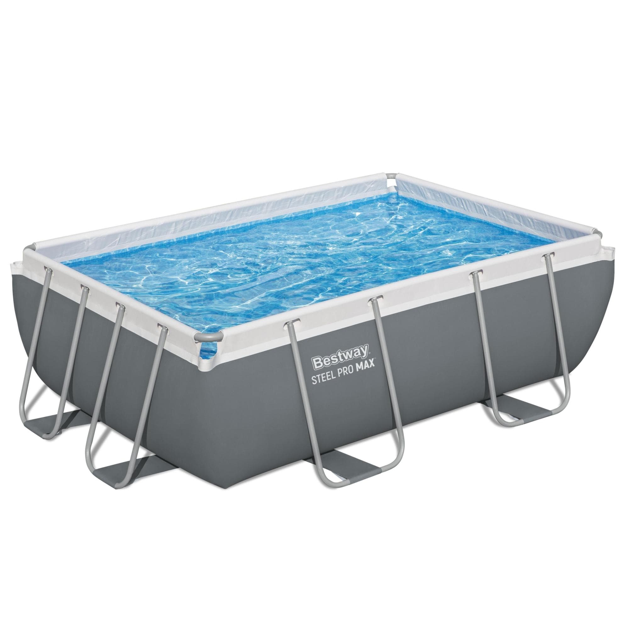 Piscine hors sol Piscine hors sol rectangulaire 282x196x84cm Steel Pro MAX Bestway 1